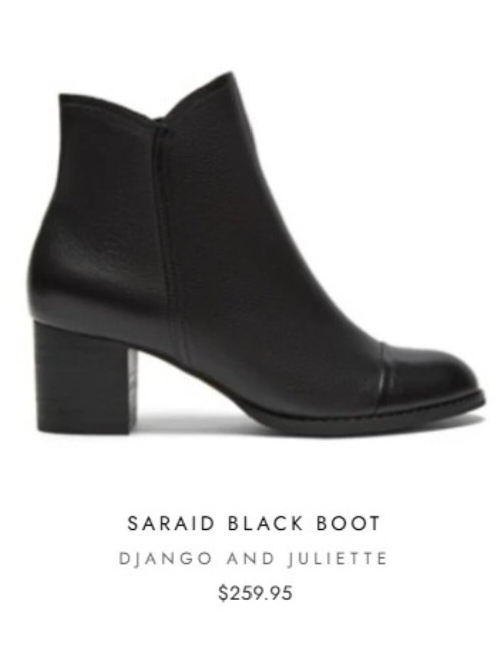 Saraid Bootie - Django & Juliette